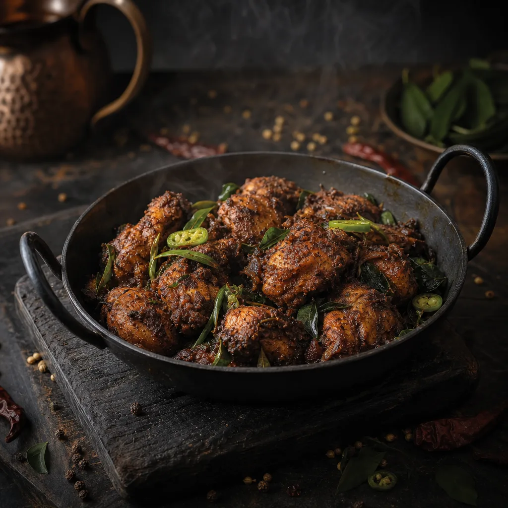 Fried Chicken as served at Tha Grill Machaan