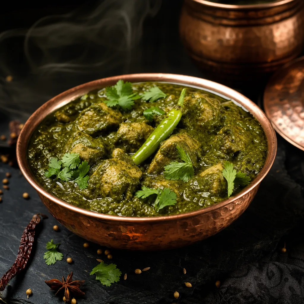 Chicken Hara Dhaniya as served at Tha Grill Machaan