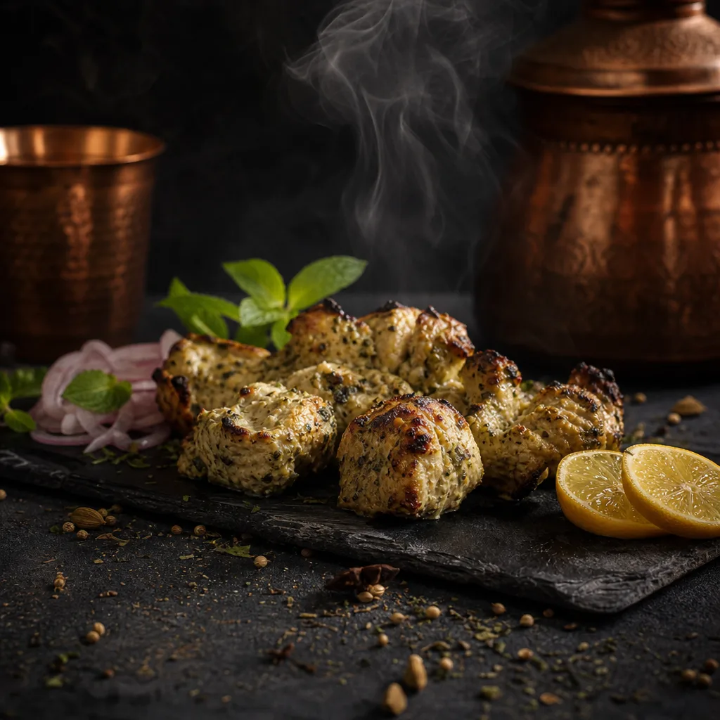 Chicken Kasturi Tikka as served at Tha Grill Machaan