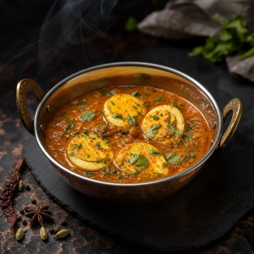 Egg Curry (Veg Gravy) as served at Tha Grill Machaan
