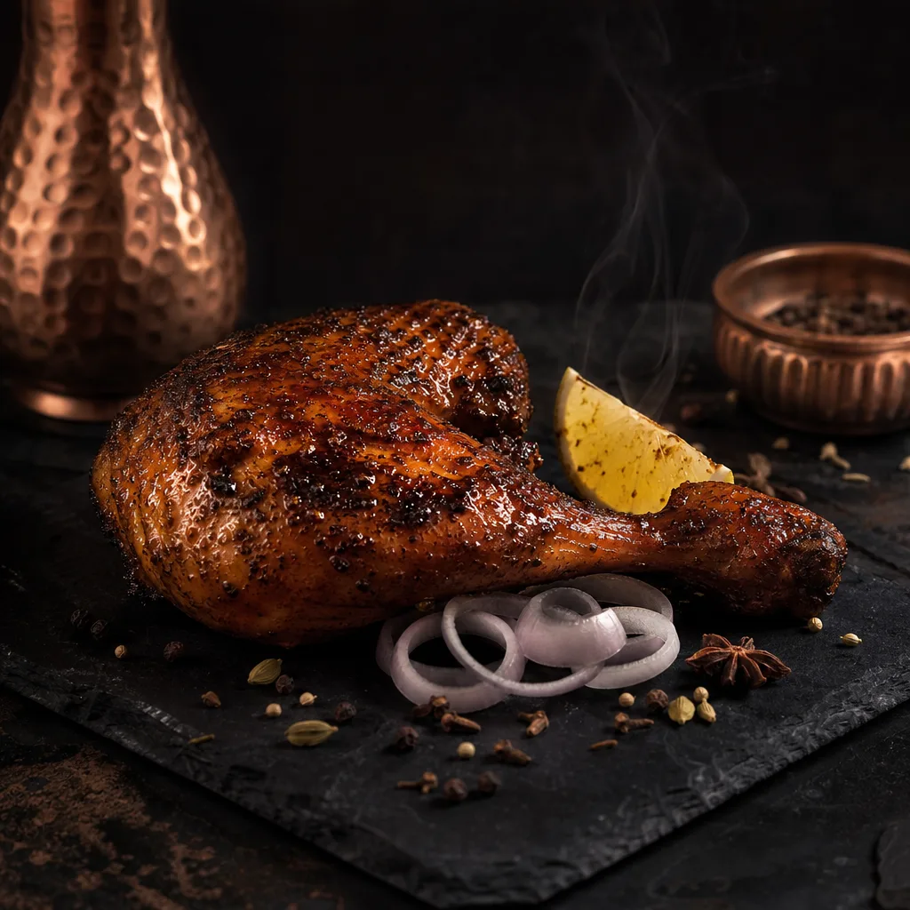 Grilled Chicken as served at Tha Grill Machaan