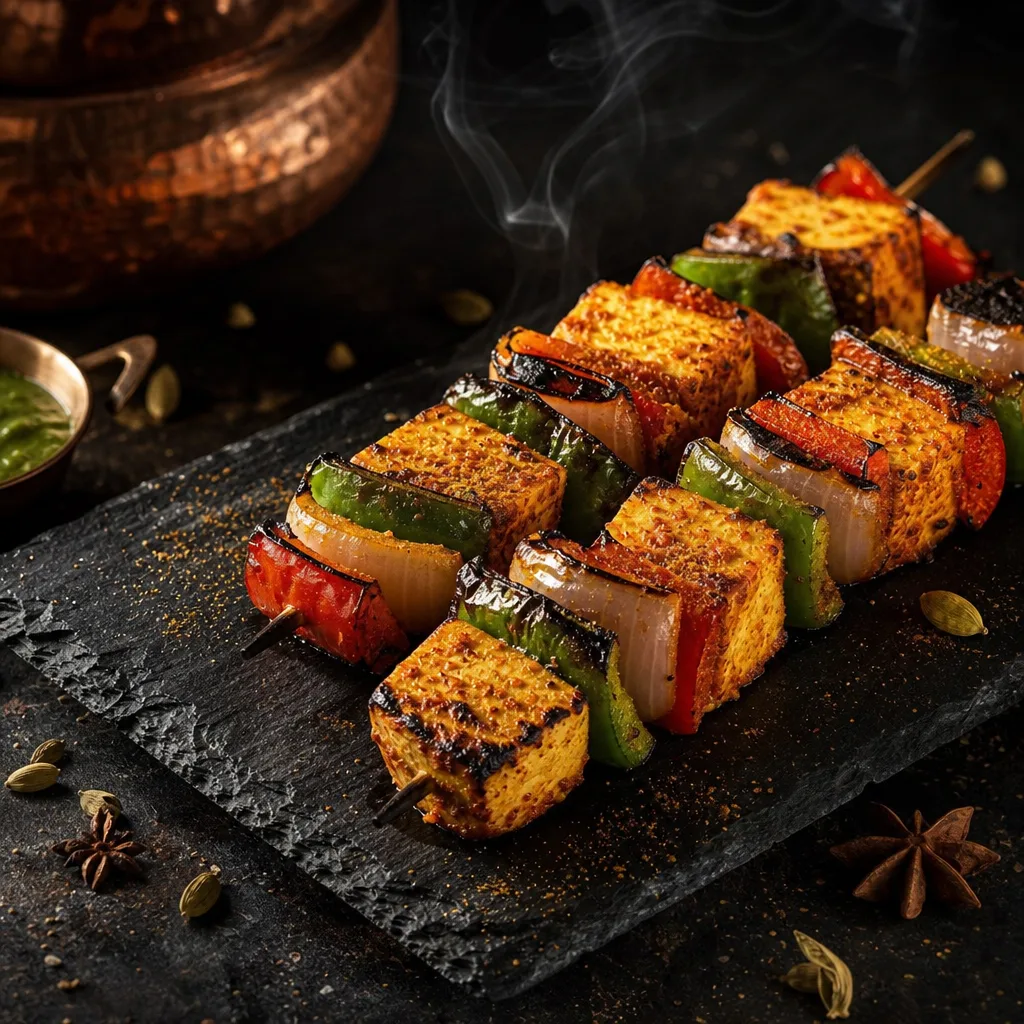 Paneer Tikka (Dry) as served at Tha Grill Machaan