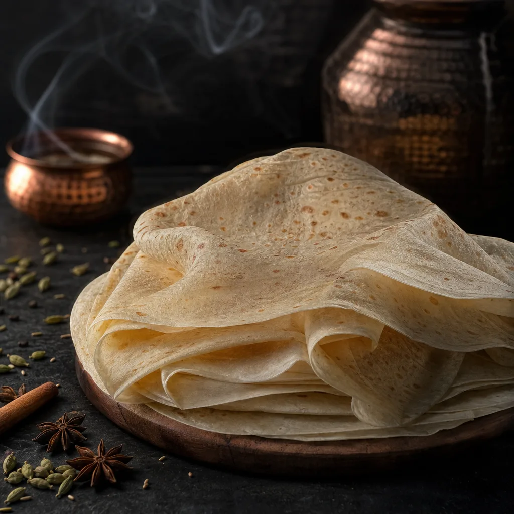 Roomali Roti as served at Tha Grill Machaan
